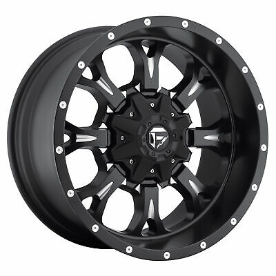 20X10 Fuel D517 Krank Matte Black Milled 6X135/6X139.7 ET-24 wheel/rim