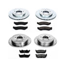 PowerStop Z23 Daily Driver Carbon-Fiber Ceramic Brake Pad and Drilled & Slotted