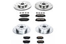 PowerStop Z23 Daily Driver Carbon-Fiber Ceramic Brake Pad and Drilled & Slotted