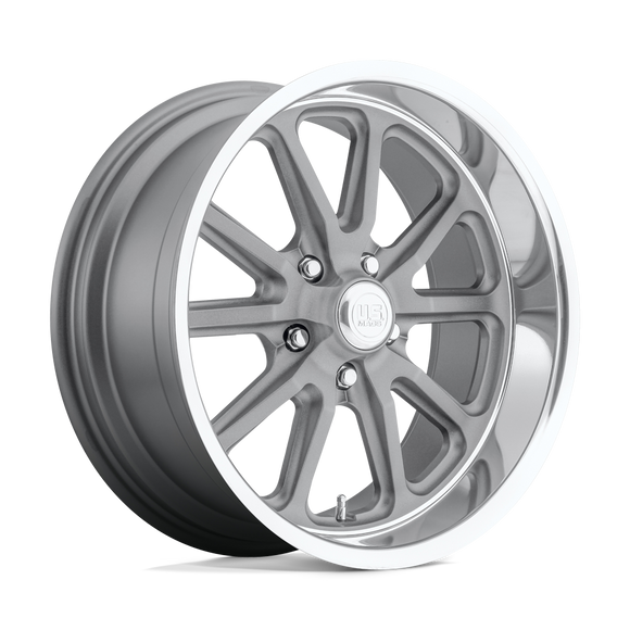 15x8 US Mag U111 Rambler Textured Gray With 5x114.3 ET1 CB72.56 Wheel