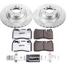 PowerStop Z36 Carbon-Fiber Ceramic Brake Pad with Drilled and Slotted Rotor Kit