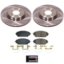 PowerStop OE Stock Replacement Low-Dust Ceramic Brake Pad and Rotor Kit