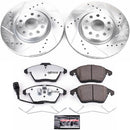 PowerStop Z26 Street Performance Ceramic Brake Pad and Drilled & Slotted Rotor K
