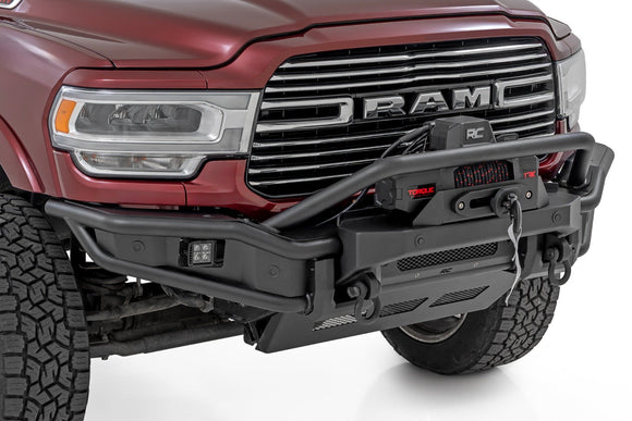 Rough Country Front Bumper - Tubular -Winch Mount