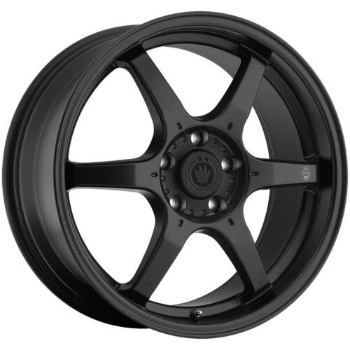 17x7.5 Konig Backbone Matte Black 5x114.3 5x4.5 ET45 Wheel Rim