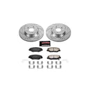 PowerStop Z36 Carbon-Fiber Ceramic Brake Pad with Drilled and Slotted Rotor Kit