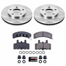 PowerStop OE Stock Replacement Low-Dust Ceramic Brake Pad and Rotor Kit