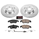 PowerStop Z23 Daily Driver Carbon-Fiber Ceramic Brake Pad and Drilled & Slotted