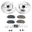 PowerStop Z23 Daily Driver Carbon-Fiber Ceramic Brake Pad and Drilled & Slotted