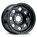 17x9 Vision 85 Soft 8 Gloss Black Wheel 6x139.7 ET12 CB108