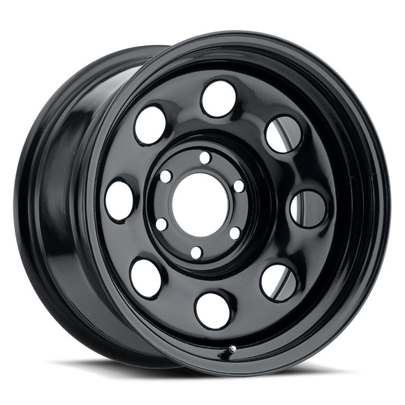 17x9 Vision 85 Soft 8 Gloss Black Wheel 6x139.7 ET12 CB108
