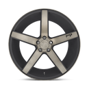 8.5x20 Niche Wheels M134 Milan Matte Black Machined Wheel 5x108 ET40 CB63.40