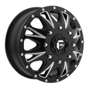 17X6.5 Fuel D513 THROTTLE Matte Black Milled 8X165.1 ET129 wheel/rim