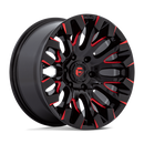18x9 Fuel Off-Road D829 Quake Black 6x135 ET1 CB87.1 Wheel Rim