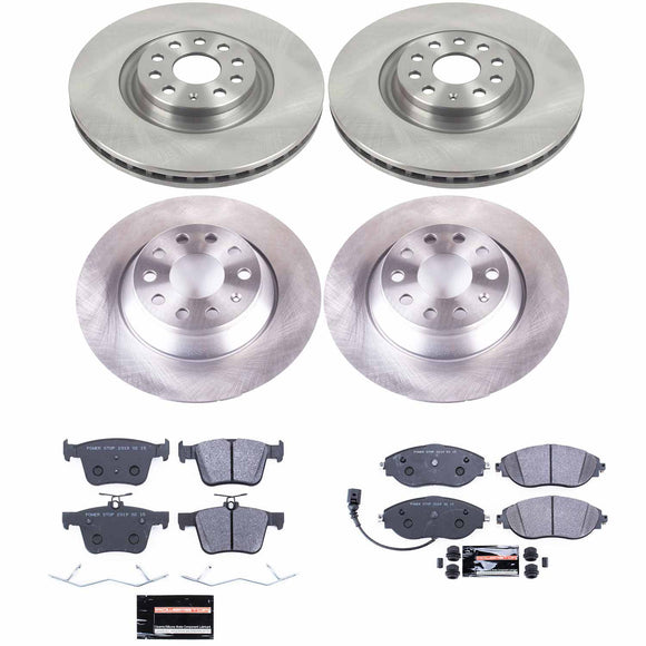 PowerStop Track Day Spec High-Performance Brake Pad and Rotor Kit
