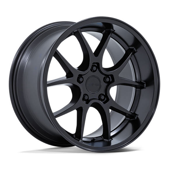 18x10.5 Rotiform RC207 LTN-J Matte Black 5x120 ET25 CB74.1 Wheel Rim