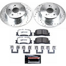 PowerStop Z36 Carbon-Fiber Ceramic Brake Pad with Drilled and Slotted Rotor Kit