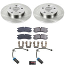 PowerStop OE Stock Replacement Low-Dust Ceramic Brake Pad and Rotor Kit