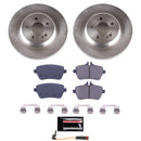 PowerStop OE Stock Replacement Low-Dust Ceramic Brake Pad and Rotor Kit