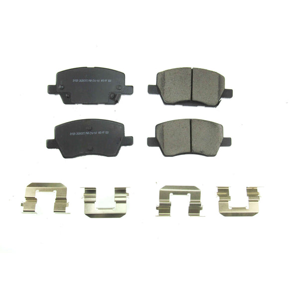 PowerStop Z17 Evolution Ceramic Brake Pads With Hardware
