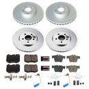 PowerStop Genuine Geomet Coated Rotor and Carbon-Fiber Ceramic Brake Pad Kit