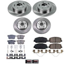 PowerStop OE Stock Replacement Low-Dust Ceramic Brake Pad and Rotor Kit