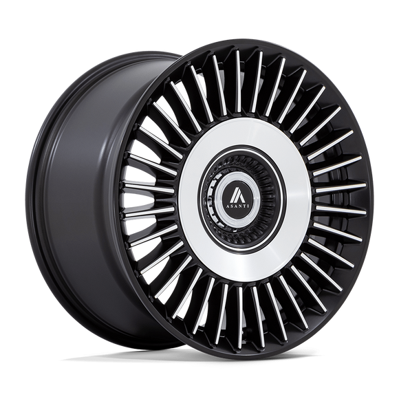20X10.5 Asanti Black ABL-40 Tiara Black 5X112 5X120 ET38 Wheel Rim
