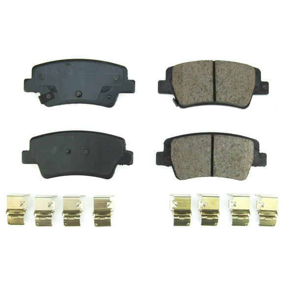 PowerStop Z17 Evolution Ceramic Brake Pads With Hardware