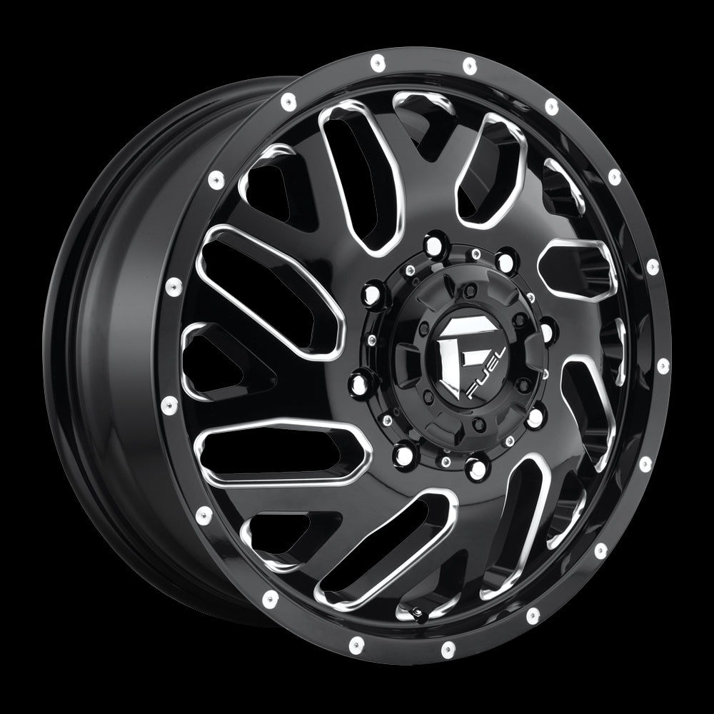 20X8.25 Fuel D581 Triton Gloss Black Milled 8X165.1 ET105 wheel/rim