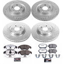PowerStop Z26 Street Performance Ceramic Brake Pad and Drilled & Slotted Rotor K
