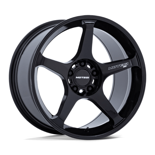18X8.5 Motegi MR159 Battle V Blackbird Metallic 5x114.3 ET22 Wheel Rim