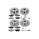 PowerStop OE Stock Replacement Low-Dust Ceramic Brake Pad and Rotor Kit