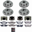 PowerStop OE Stock Replacement Low-Dust Ceramic Brake Pad, Rotor and Caliper Kit