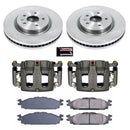 PowerStop OE Stock Replacement Low-Dust Ceramic Brake Pad, Rotor and Caliper Kit