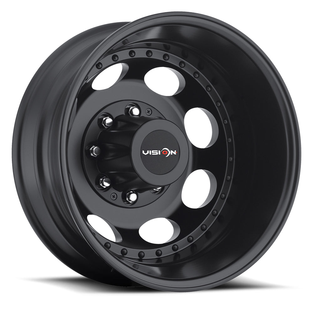 17x6.5 Vision 181Z Hauler Matte Black 8x200 ET-143.35 Wheel Rim - 0