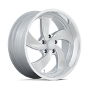 20X9.5 US Mag 1PC U134 Desperado Silver 5X127 5X5 ET1 Wheel Rim