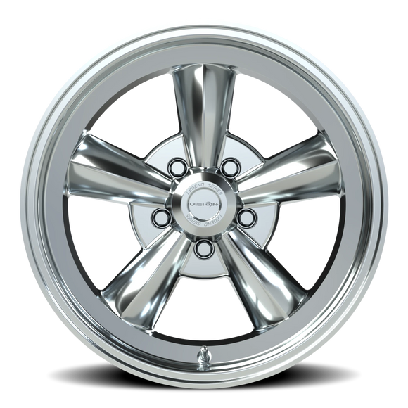 17x9 Vision 141H Legend 5 Chrome 5x120.65 5x4.75 ET0 Wheel Rim