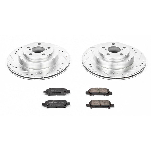 PowerStop Z23 Daily Driver Carbon-Fiber Ceramic Brake Pad and Drilled & Slotted