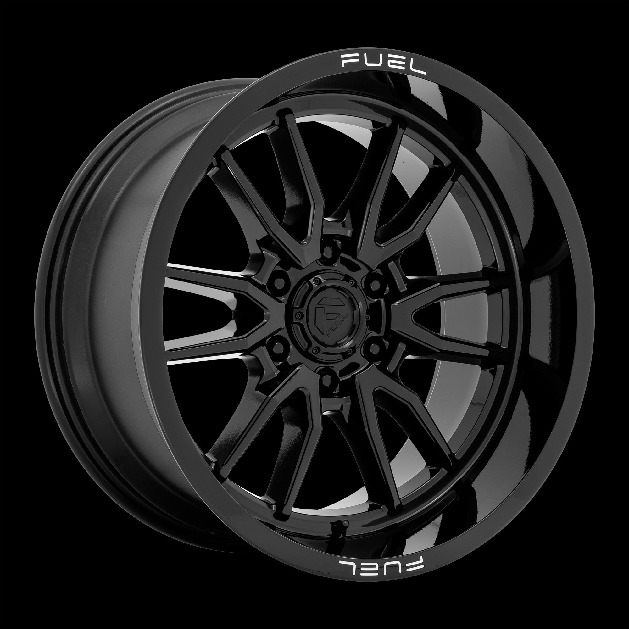 22X12 Fuel D760 Clash Gloss Black 8X165.1 ET-44 wheel/rim