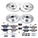 PowerStop Z23 Daily Driver Carbon-Fiber Ceramic Brake Pad and Drilled & Slotted