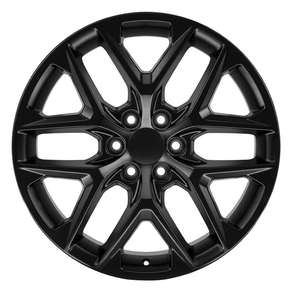 22" Replica CV62 fits Chevrolet Silverado 22 in. x 9 in. Gloss Black