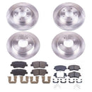 PowerStop OE Stock Replacement Low-Dust Ceramic Brake Pad and Rotor Kit