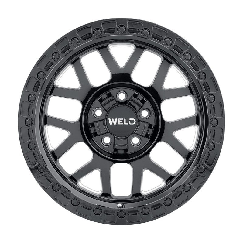 17x9 WELD Off-Road Cinch Black Mill 5x114.3 5x127 5x4.5 5x5 ET-12 Wheel