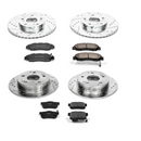 PowerStop Z23 Daily Driver Carbon-Fiber Ceramic Brake Pad and Drilled & Slotted