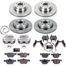 PowerStop OE Stock Replacement Low-Dust Ceramic Brake Pad, Rotor and Caliper Kit