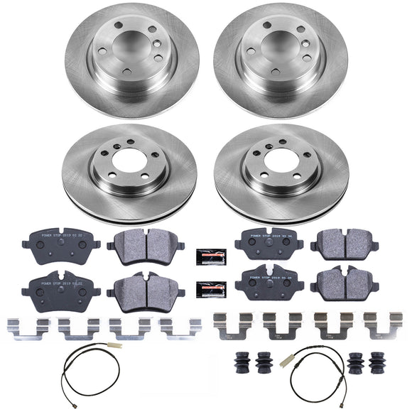 PowerStop Track Day Spec High-Performance Brake Pad and Rotor Kit