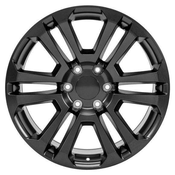 20" Replica Wheel CV99 Fits GMC Sierra Rim 20x9 Satin Wheel