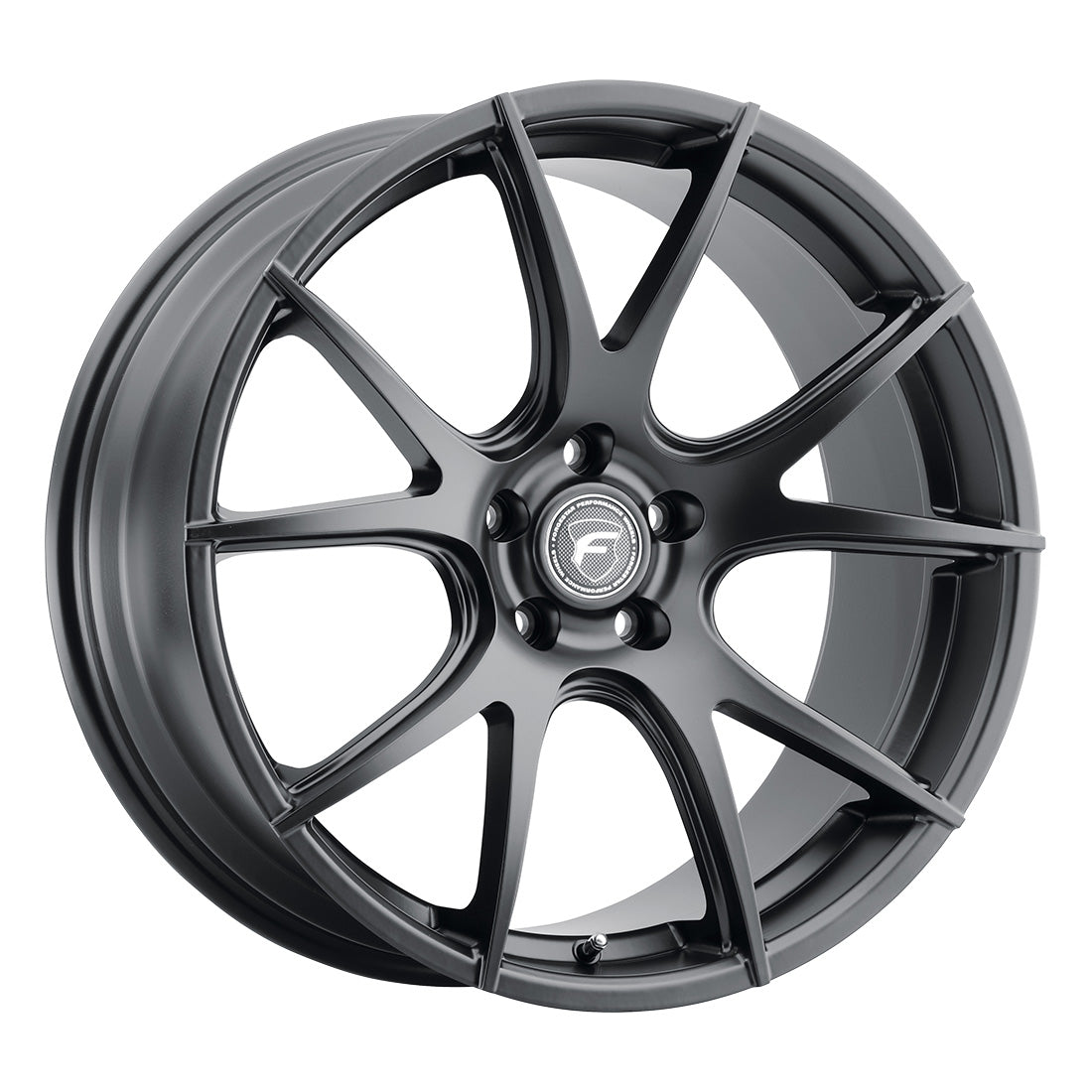 20x12 Forgestar CF5V Satin Black 5x120.65 5x4.75 ET50 Wheel Rim