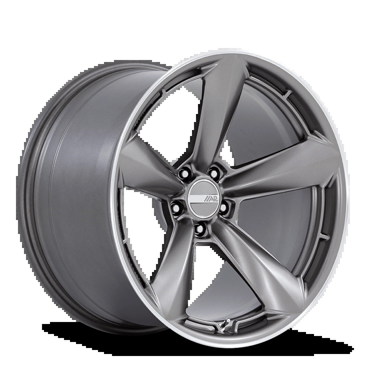  20インチ マットグレー ホイール 20x12 AME TTF Matte Anthracite With Machined Lip 5X115 6 6.74
