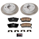 PowerStop Semi-Coated Rotor and Low-Dust Ceramic Brake Pad Kit